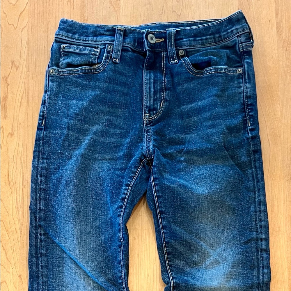 Old Navy Kids Blue Denim Jeans Size 12 360 Stretch Built In Tough